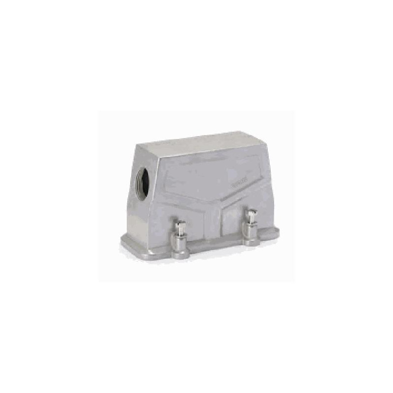 Capot 24B, Aluminium moulé sous pression, IP68/IP69K, Sortie horizontale, PG21